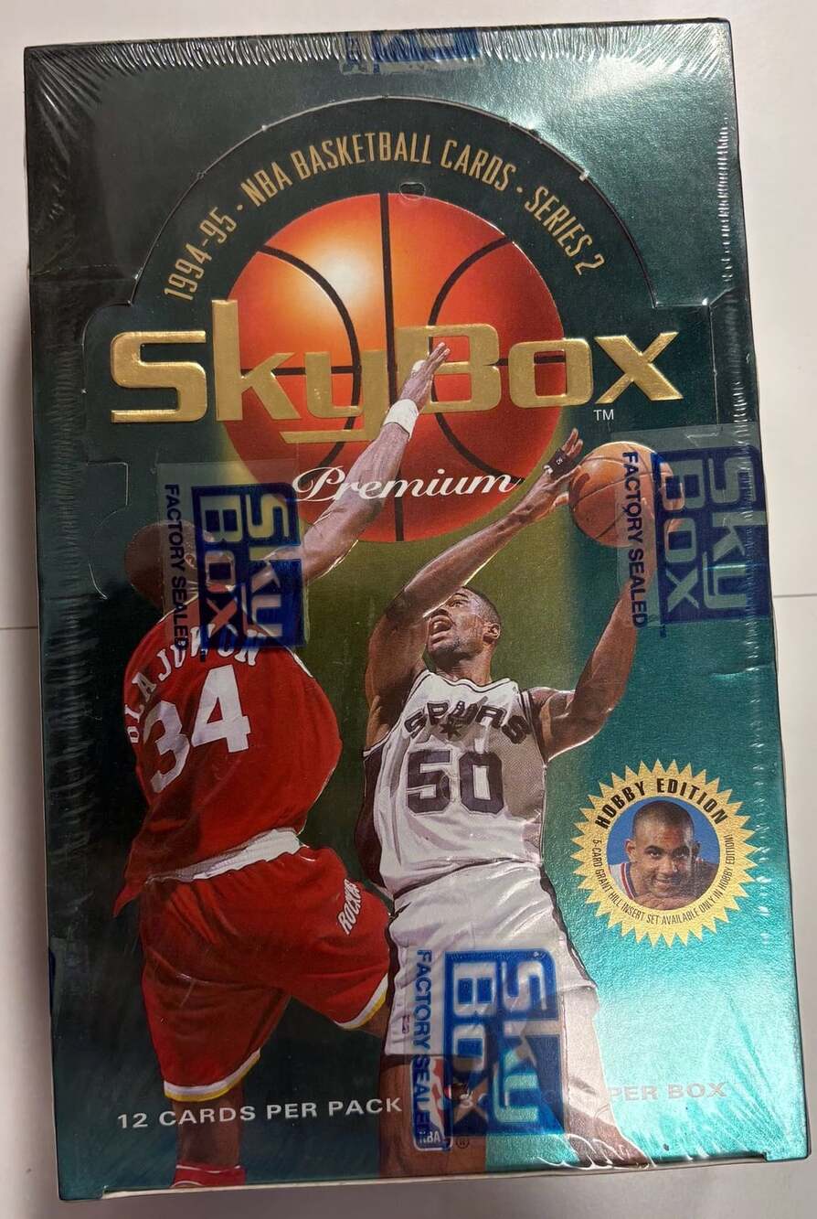 SkyBox Premium 1994-95 NBA Basketball Cards Series 2 Hobby Box Factory Sealed